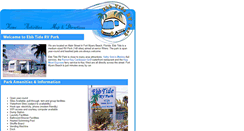Desktop Screenshot of ebbtidervpark.com